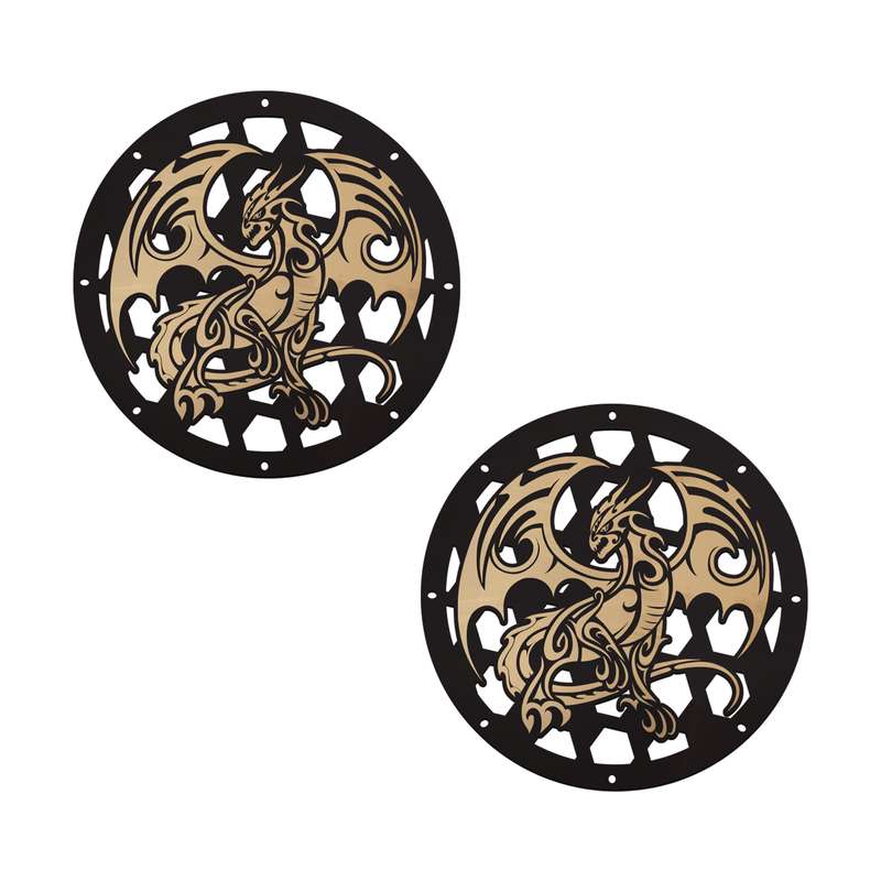 قاب میدرنج خودرو مدلBM 14 مناسب برای سایز 6 اینچ بسته دو عددی