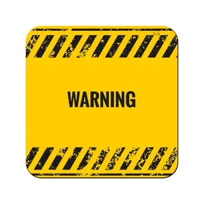 زیر لیوانی لوکسینو مدل Warning کد 75