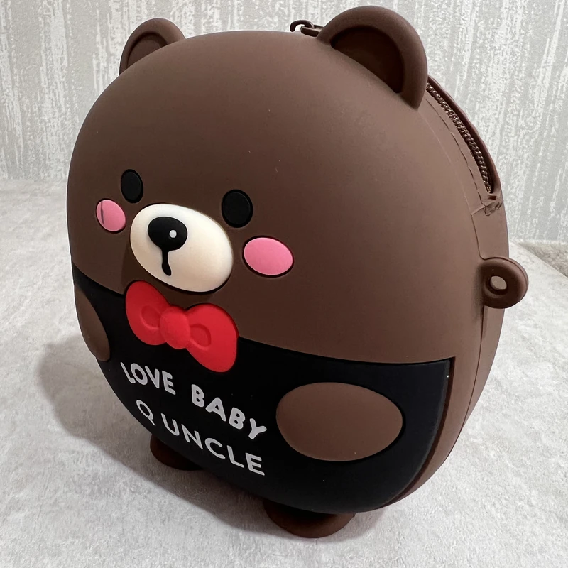 عکس شماره 4 : کیف رودوشی بچگانه مدل فانتزی سیلیکونی مستر تدی