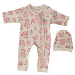 ست سرهمی و کلاه نوزادی دخترانه کد msa-55