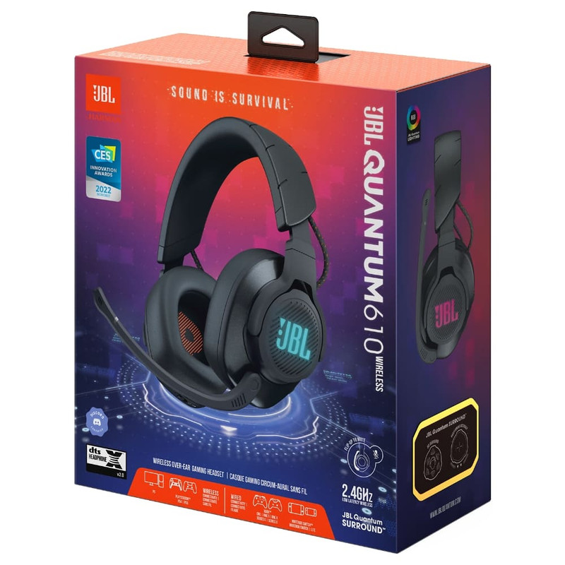 هدست مخصوص بازی بی سیم جی بی ال مدل Quantum 610 wireless gaming 