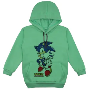 هودی پسرانه مدل سونیک F146 رنگ سبز