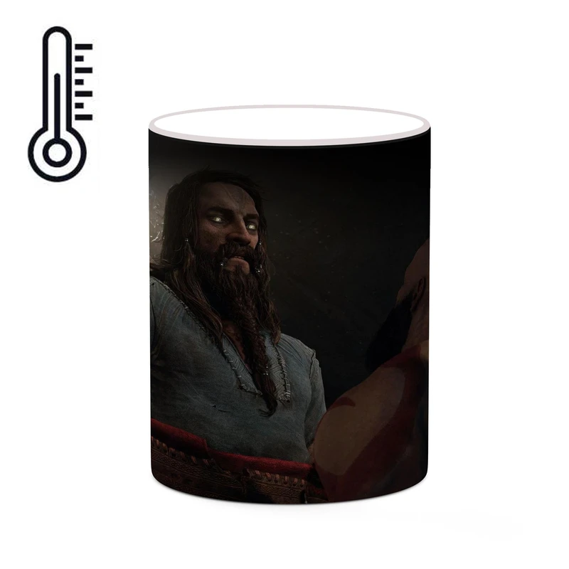 ماگ حرارتی کاکتی طرح گاد آف وار God Of War مدل mgh40598