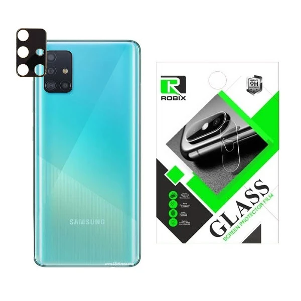 محافظ لنز دوربین روبیکس مدل FLZ-A51 مناسب برای گوشی موبایل سامسونگ Galaxy A51