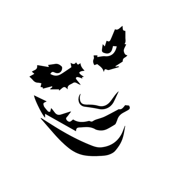 برچسب بدنه خودرو مارکت میکس طرح جوکر مدل Joker Face کد 1140MMIX