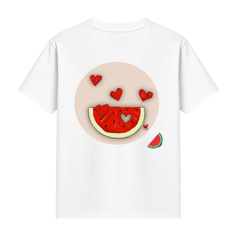 تی‌شرت آستین کوتاه دخترانه مدل یلدا کد p17 