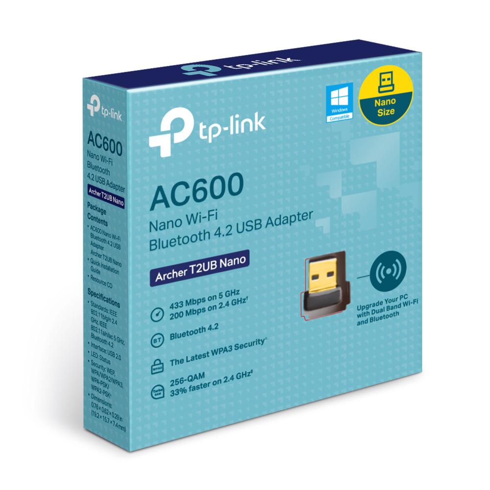 کارت شبکه USB تی پی-لینک مدل Archer T2UB Nano