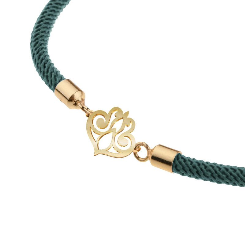 دستبند طلا 18 عیار زنانه مدوپد مدل اسلیمی کد D16-10566