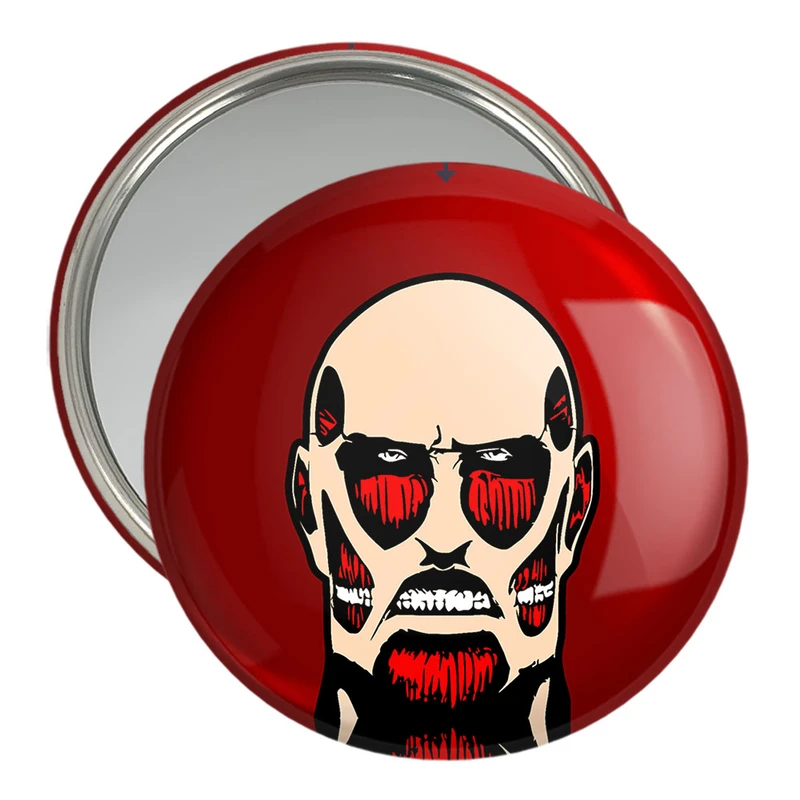 آینه جیبی خندالو مدل تایتان غول آسا انیمه اتک آن تایتان Attack on Titan کد 10977