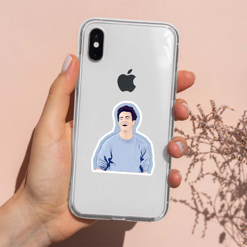 استیکر لپ تاپ کارنیکا طرح فرندز جویی مدل Friends-joey-2222019 مجموعه 2 عددی