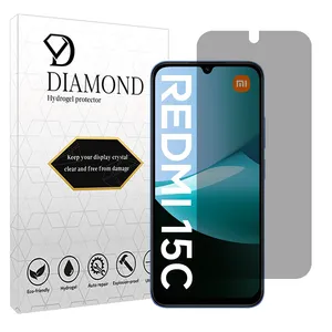 Diamond Tough model privacy screen protector suitable for Xiaomi Redmi 15C mobile phone
