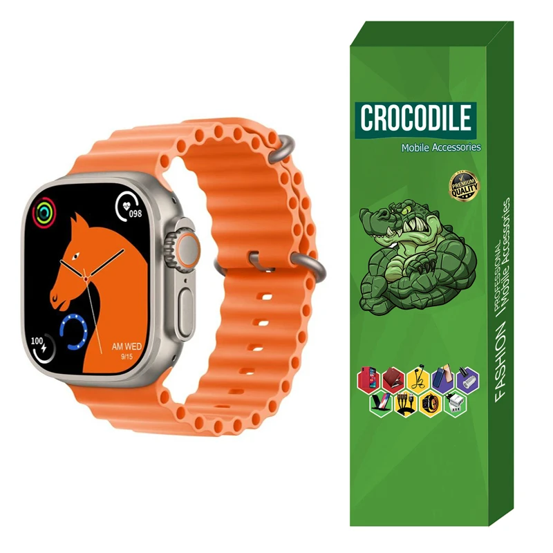 بند کروکودیل مدل C-ocean مناسب برای ساعت هوشمند  T900 Ultra