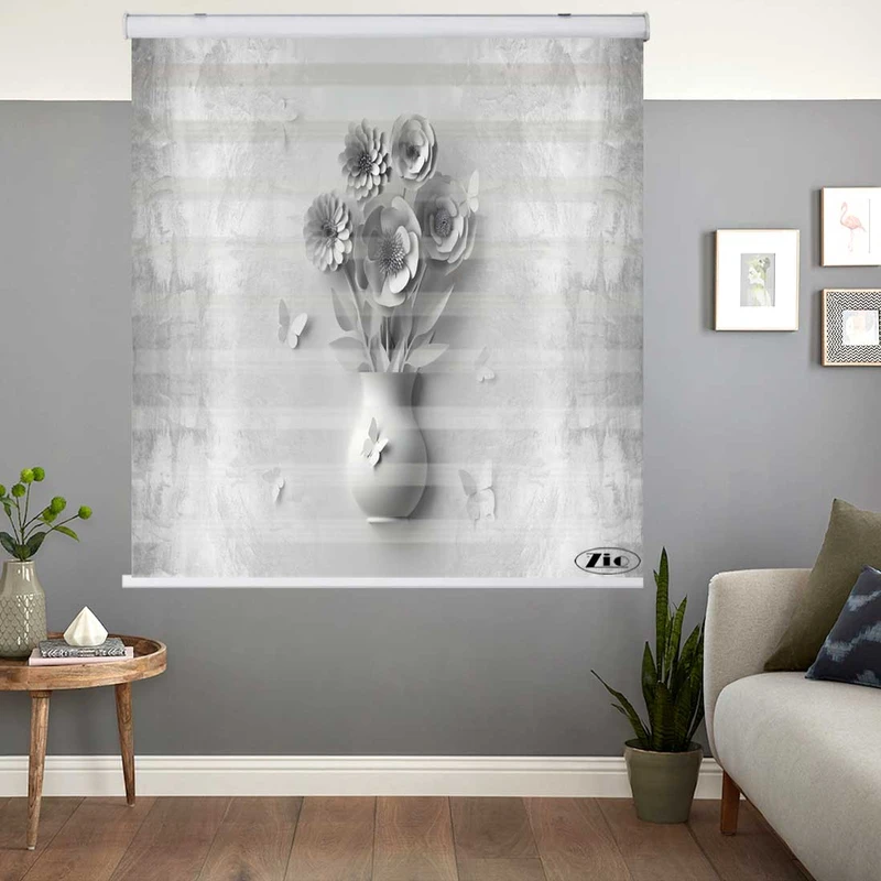 پرده زبرا زیو کد 3D1062 سایز 150x200 سانتی متر