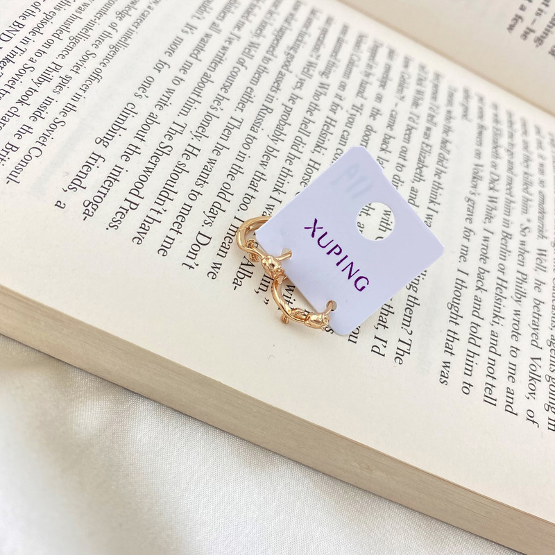 گوشواره زنانه ژوپینگ مدل گل رز کد E4514