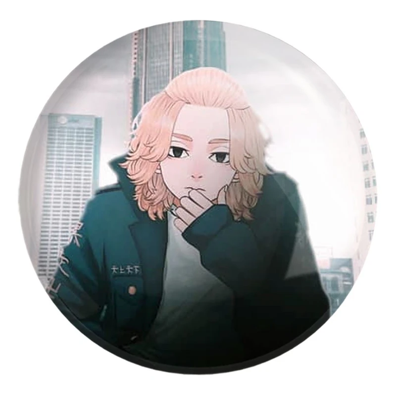 پیکسل خندالو طرح مایکی انیمه توکیو ریونجرز کد 11146 مدل بزرگ