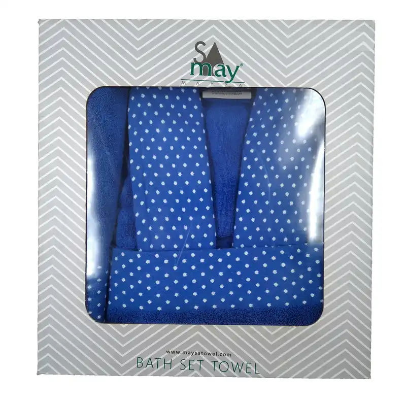 سرویس حوله پالتویی 3 تکه مایسا مدل رویال