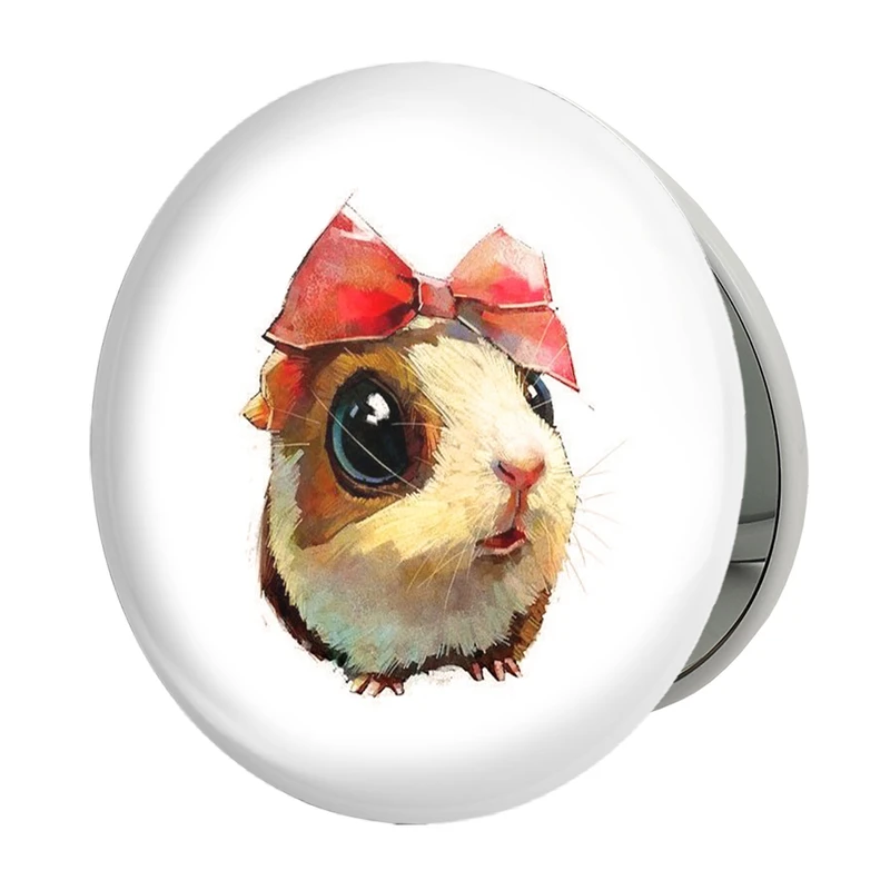 آینه جیبی خندالو طرح جونده مدل تاشو کد 28304 