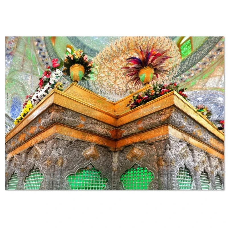 پرچم طرح ضریح امام حسین