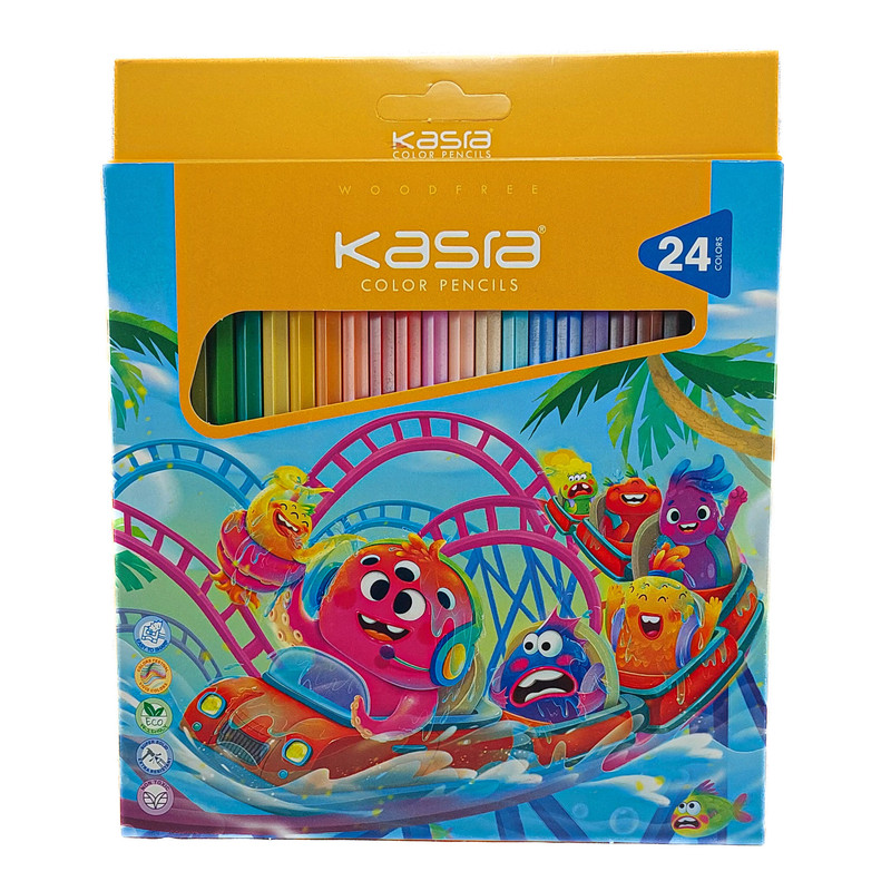 مداد رنگی ۲۴ رنگ کسری کد 024