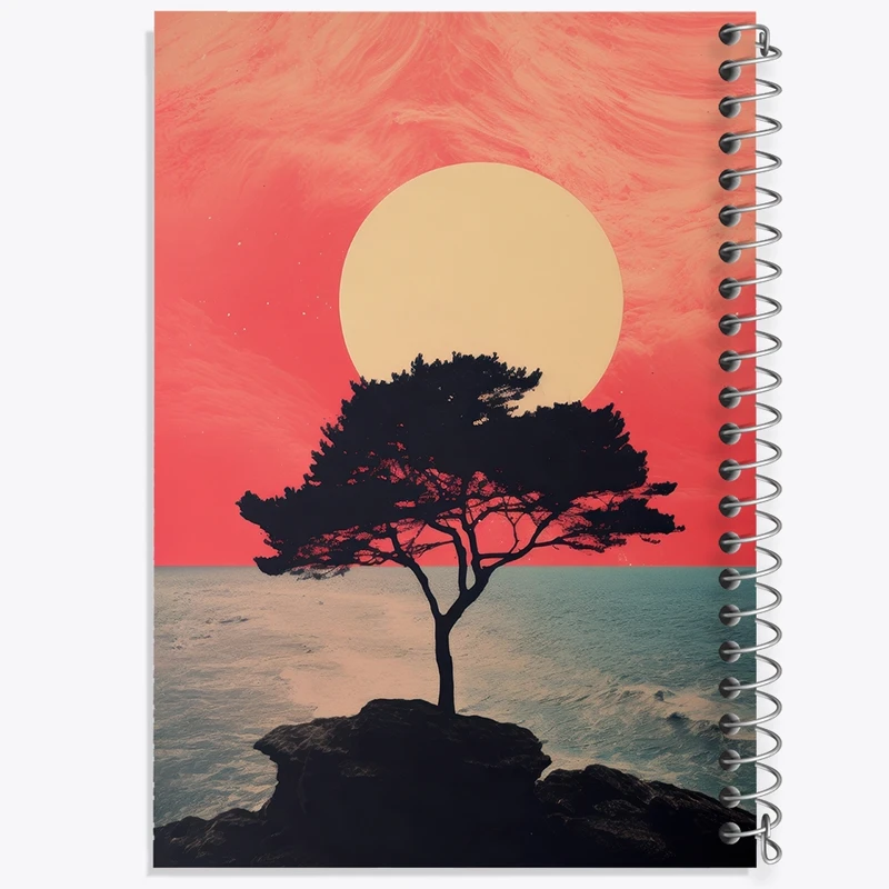 دفتر نقاشی 50 برگ خندالو طرح غروب کد F2602