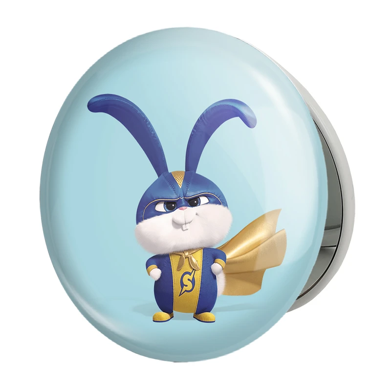 آینه جیبی خندالو طرح زندگی پنهان حیوانات خانگی The Secret Life of Pets مدل تاشو کد 10681 