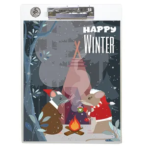 تخته شاسی طه چوب  مدل Cold mice01 سایز A4