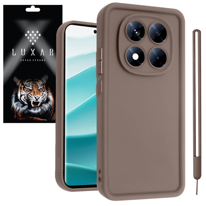 کاور لوکسار مدل note14pro -Puffer band مناسب برای گوشی موبایل شیائومی Redmi Note 14 Pro 5G / Poco X7 5G به همراه بند آویز