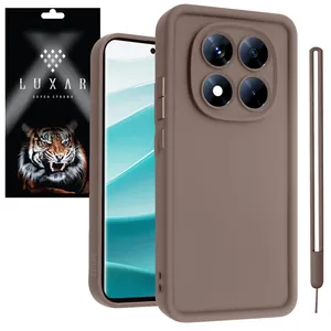 Luxar note14pro -Puffer with band Cover For xiaomi redmi note 14pro 5g / poco x7 5g