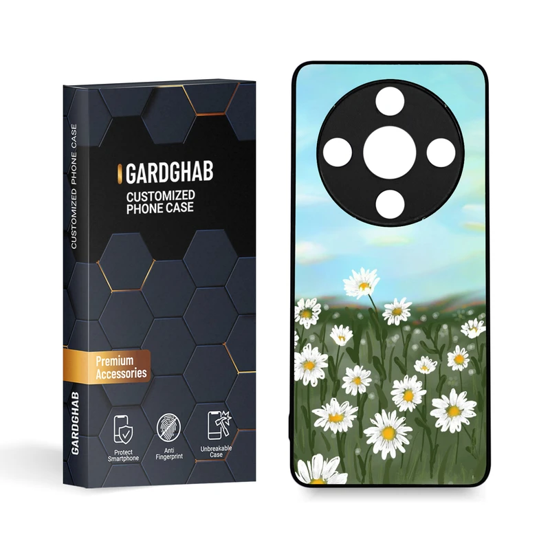 کاور گارد قاب طرح گل مناسب برای گوشی موبایل آنر X9B 5G