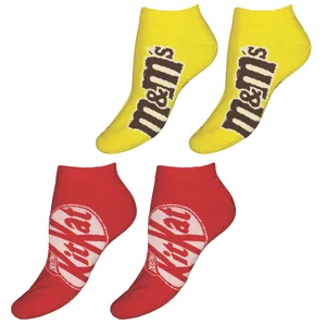 جوراب طرح شکلات مجموعه 2 عددی