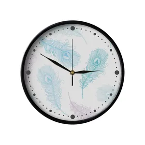 ساعت دیواری مدوپد طرح پرطاووس مدل PAT00006