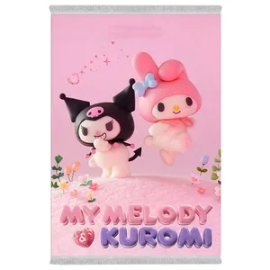 فرش پارچه‌ای دفه مدل فرشینه هازان مخمل طرح فانتزی کد 3477