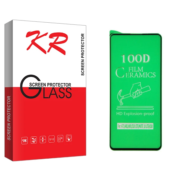 محافظ صفحه نمایش کی آر مدل +HD مناسب برای گوشی موبایل شیائومی Redmi Note 9S