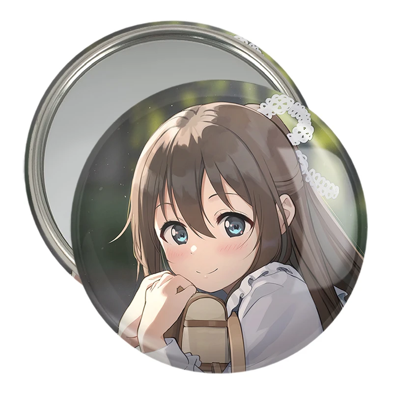 آینه جیبی خندالو مدل شیزوکو انیمه مادوکا مجیکا Madoka Magica  کد 18412