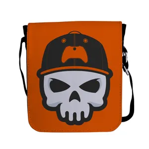 کیف رودوشی زیگ زاگ طرح Skull game کد 8249