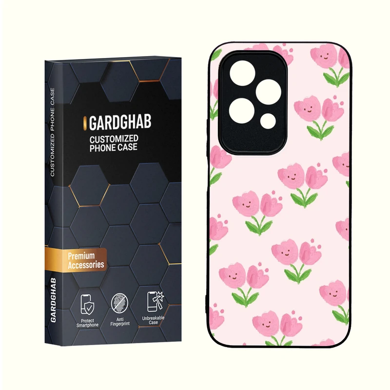 کاور گارد قاب مدل دور ژله ای  گلس دخترانه مناسب برای گوشی موبایل انر Honor 200Lite 5G