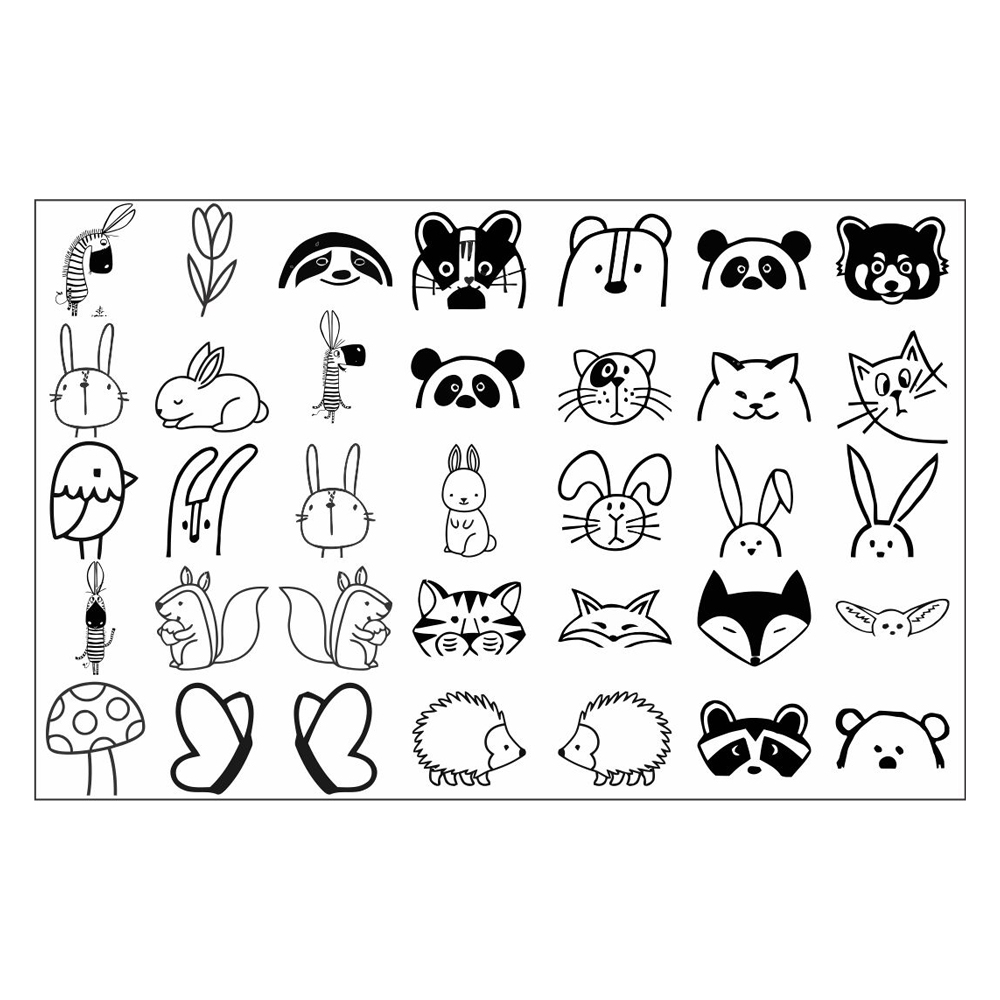 برچسب لنز ناخن مدل BLN4627