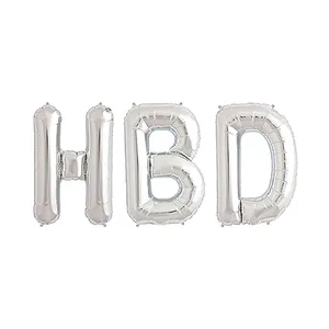 بادکنک فویلی مدل HBD  کد 6114729 مجموعه 3 عددی