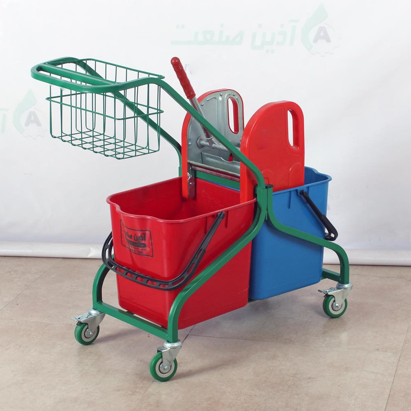 ست سطل و زمین شوی آذین صنعت مدل 3330 ست سطل و زمین شوی آذین صنعت مدل 3330