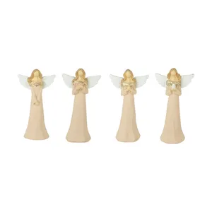 مجسمه دنیا دکوری سرمد مدل فرشته کد 0 مجموعه 4 عددی