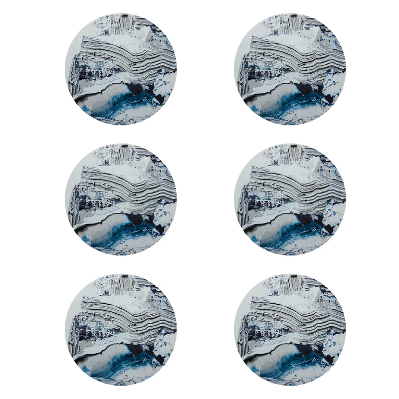 زیر لیوانی طرح فانتزی کد 8423 بسته 6 عددد