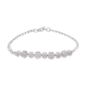 دستبند نقره زنانه اکنو مدل OK4077