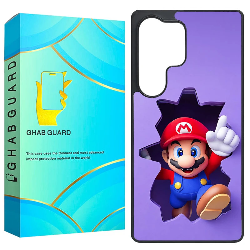 کاور قاب گارد طرح ماریو مدل GS25U مناسب برای گوشی موبایل سامسونگ Galaxy S25 Ultra 
