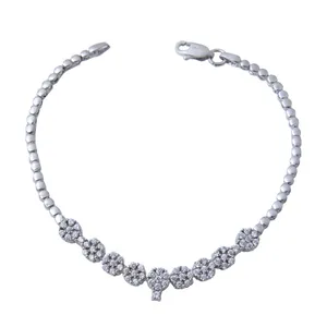    دستبند نقره زنانه بازرگانی میلادی کد DP_322