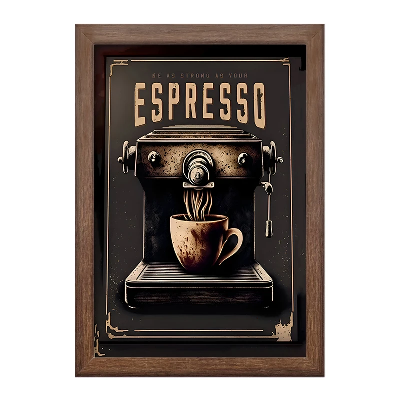 تابلو خندالو طرح قهوه (Coffee) کد F10398