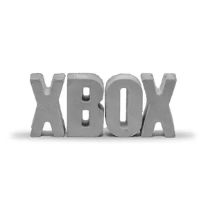 مجسمه بتنی طرح حروف مدل XBOX مجموعه 4 عددی