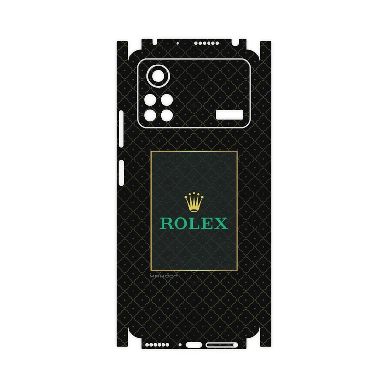 برچسب پوششی ماهوت مدل Rolex-Logo-FullSkin مناسب برای گوشی موبایل شیائومی Poco X4 Pro 5G
