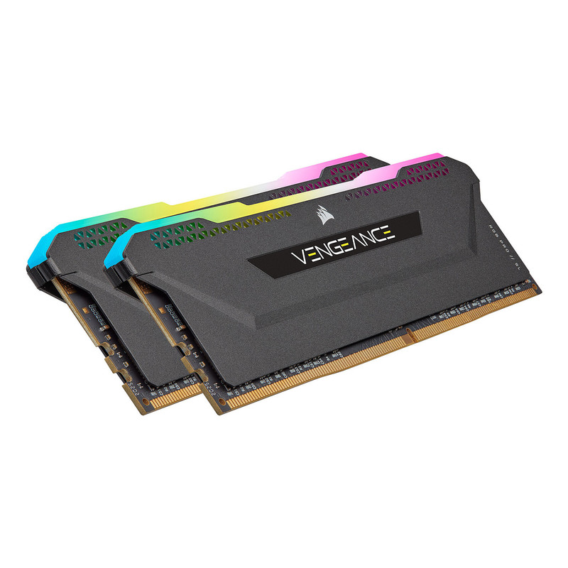 رم دسکتاپ DDR4 دوکاناله 3200 مگاهرتز CL16 کورسیر مدل VENGEANCE RGB PRO SL ظرفیت 64 گیگابایت