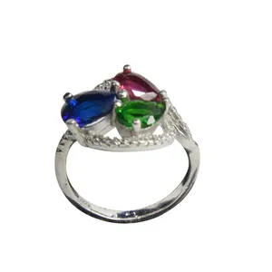 انگشتر نقره زنانه مدل AB1057