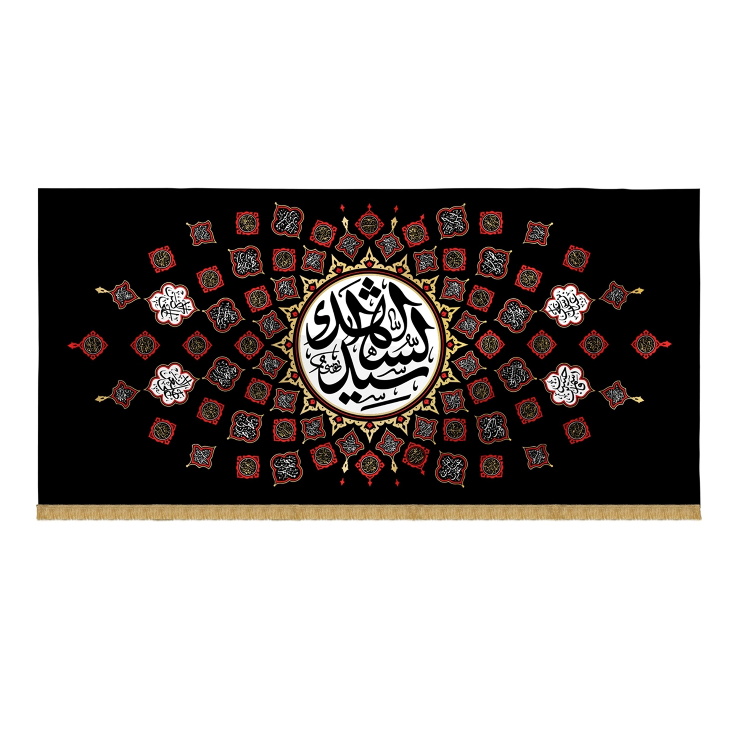 پرچم طرح عزاداری محرم اصحاب سیدالشهدا امام حسین علیه السلام کد 4000782